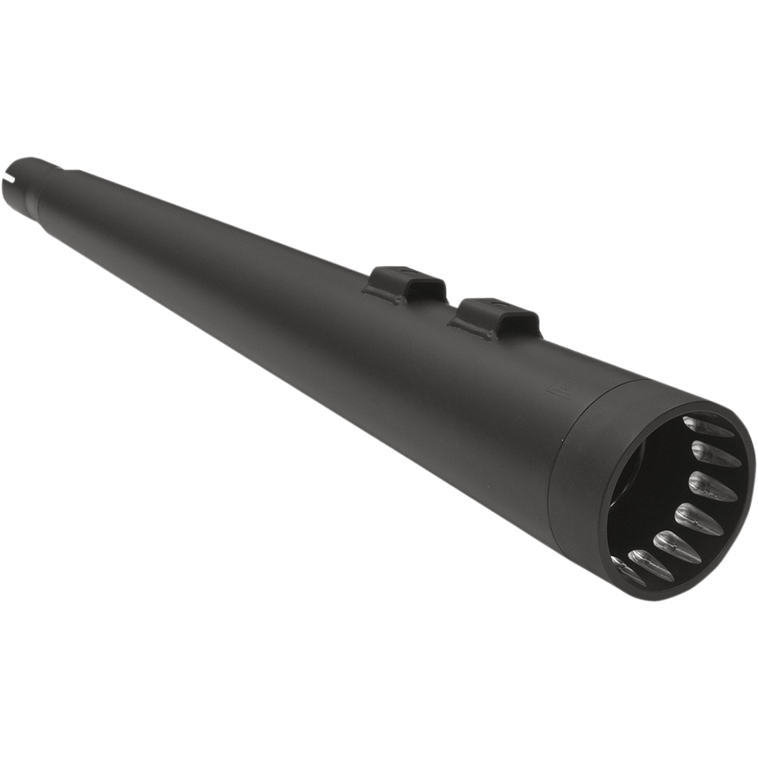 BASSANI XHAUST DNT Megaphone Muffler Black/Black '95-'16 FL 1F57DNT5B