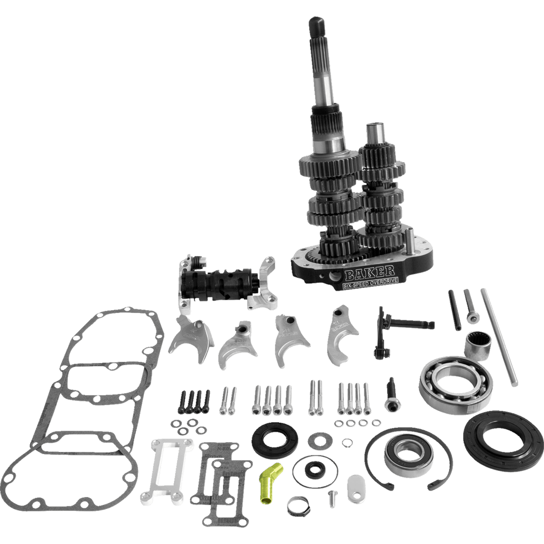 BAKER DRIVETRAIN 6-Speed Gear Set Black OD6404P203