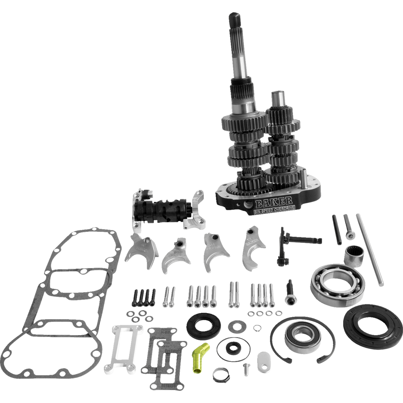 BAKER DRIVETRAIN 6-Speed Gear Set Black OD6404P203