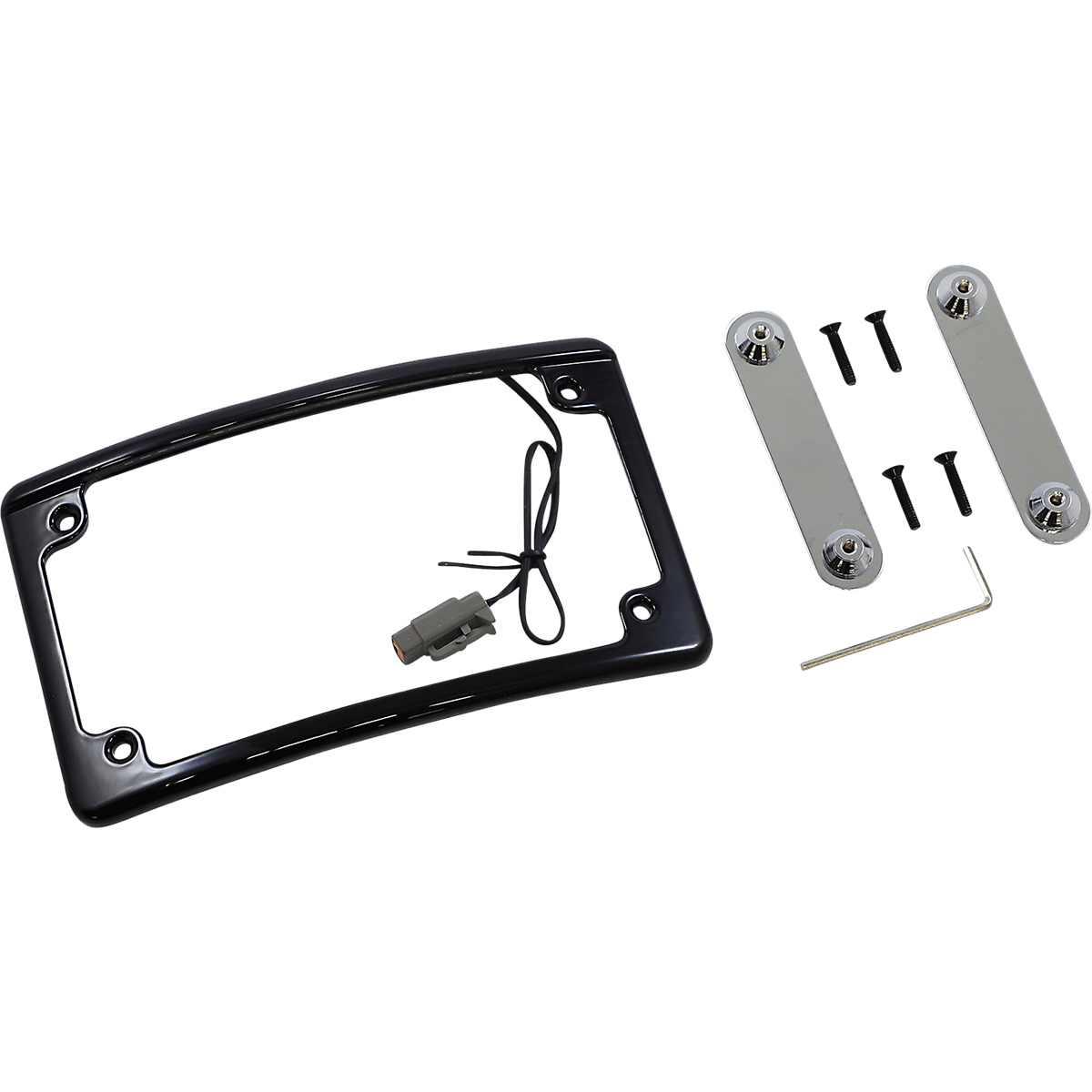 CUSTOM DYNAMICS LED License Plate Frame CVO Black