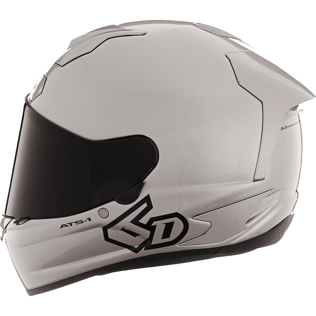 6D HELMETS ATS-1R Helmet Gloss Silver Medium 300996