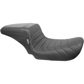 LE PERA Kickflip Seat Flat Track Stitch Black FXD '06-'17 LK591TRKPT