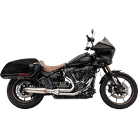 BASSANI XHAUST 2-into-1 Stainless Exhaust System with 4" Super Bike Muffler 1S78SS