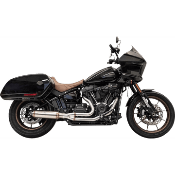 BASSANI XHAUST 2-into-1 Stainless Exhaust System with 4" Super Bike Muffler 1S78SS