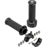 BILTWELL Grips Alumicore Custom Black 660620101