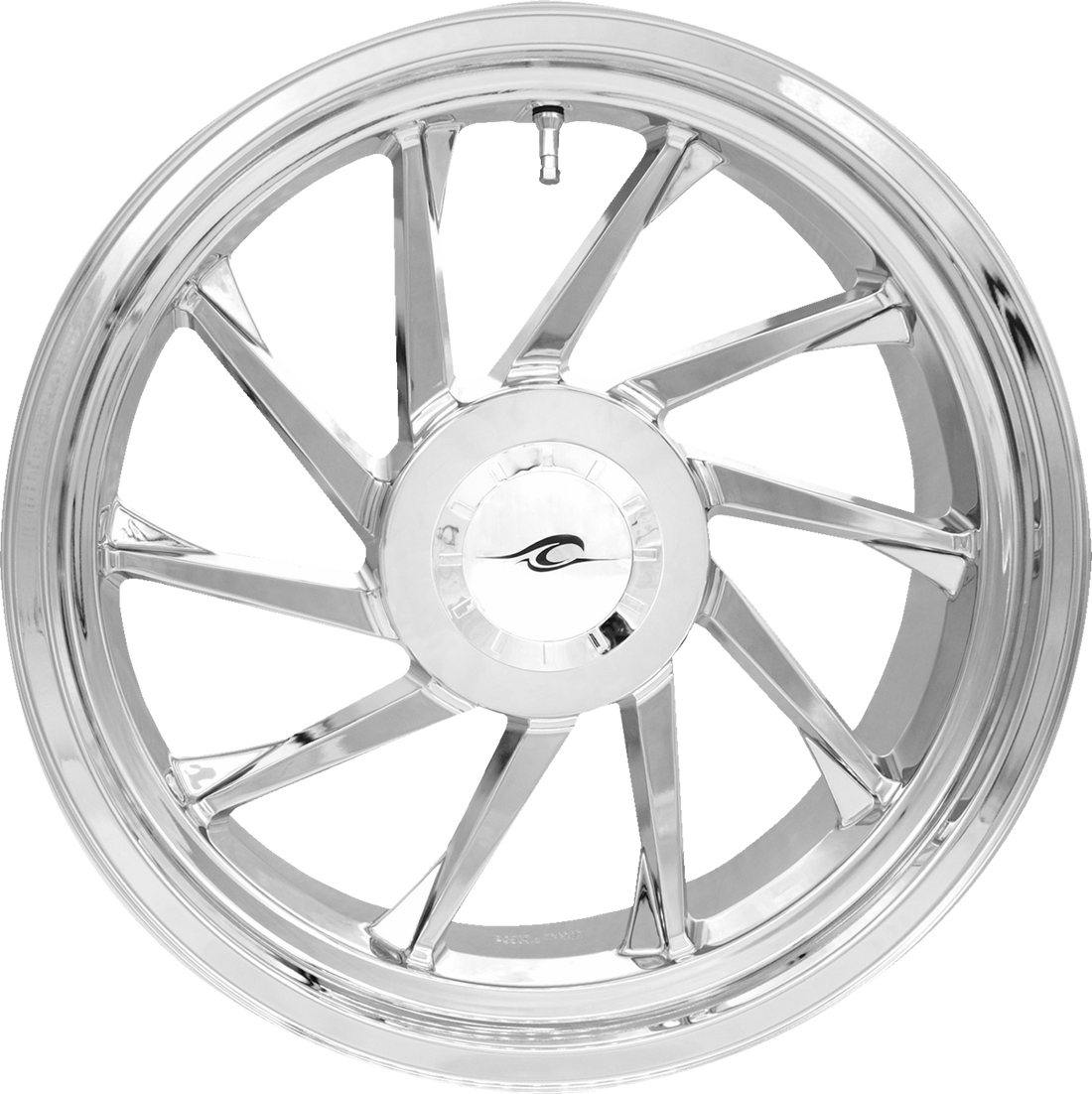 COASTAL MOTO Wheel Hurricane 3D Rear Left Chrome 18" Trike