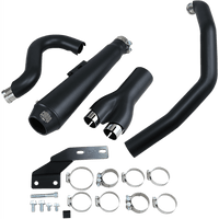 COBRA El Diablo Exhaust Black '12-'17 Softail 6483B