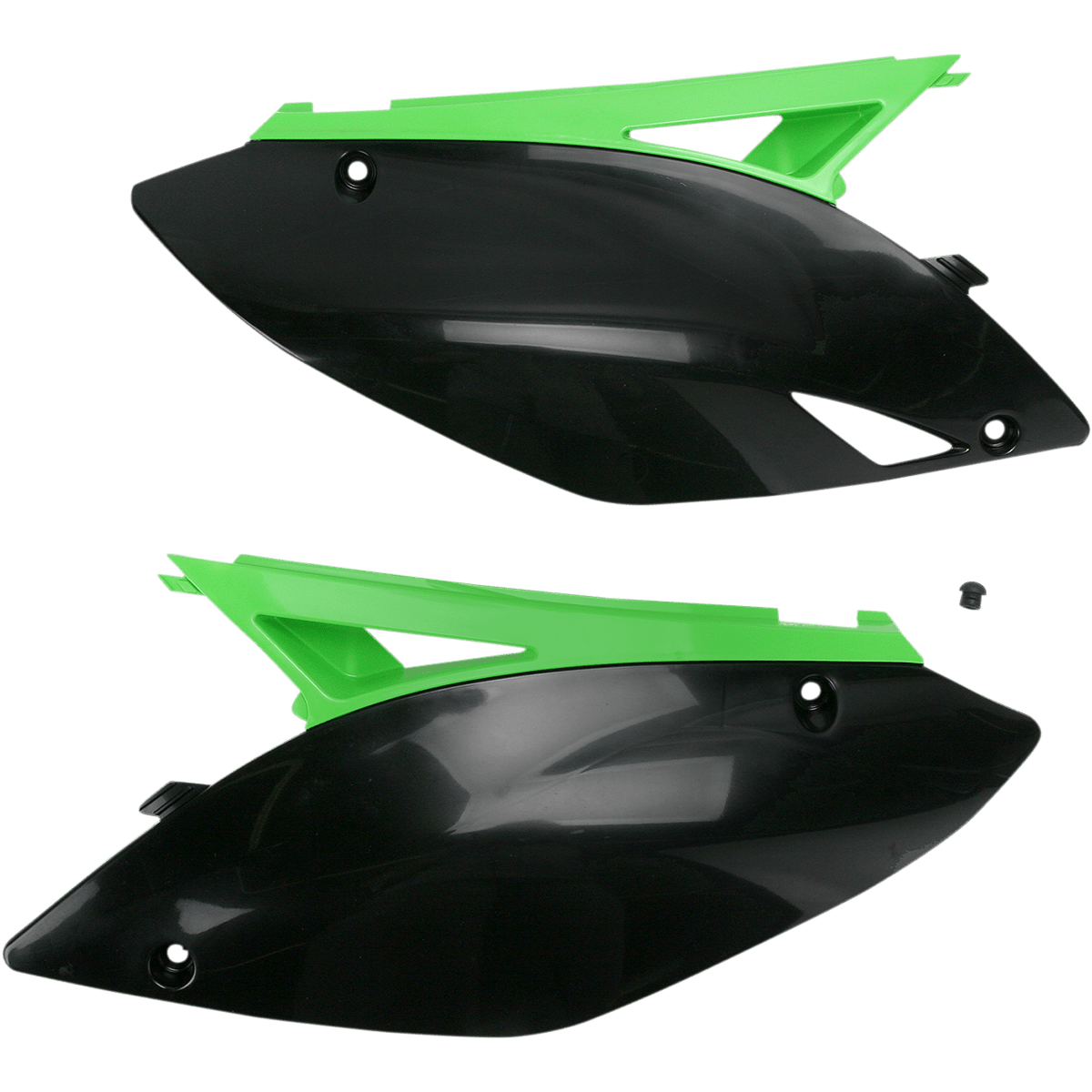 ACERBIS Side Panels Black/Green