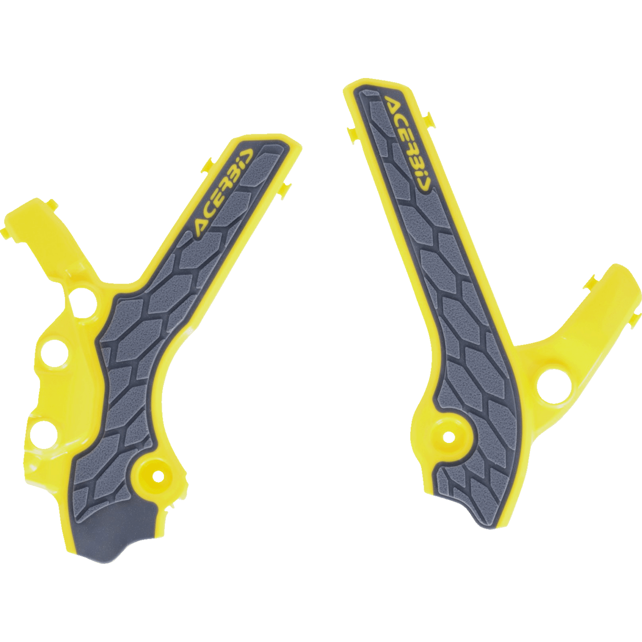 ACERBIS X-Grip Frame Guards Gray/Yellow DR-Z 400S/E/SM