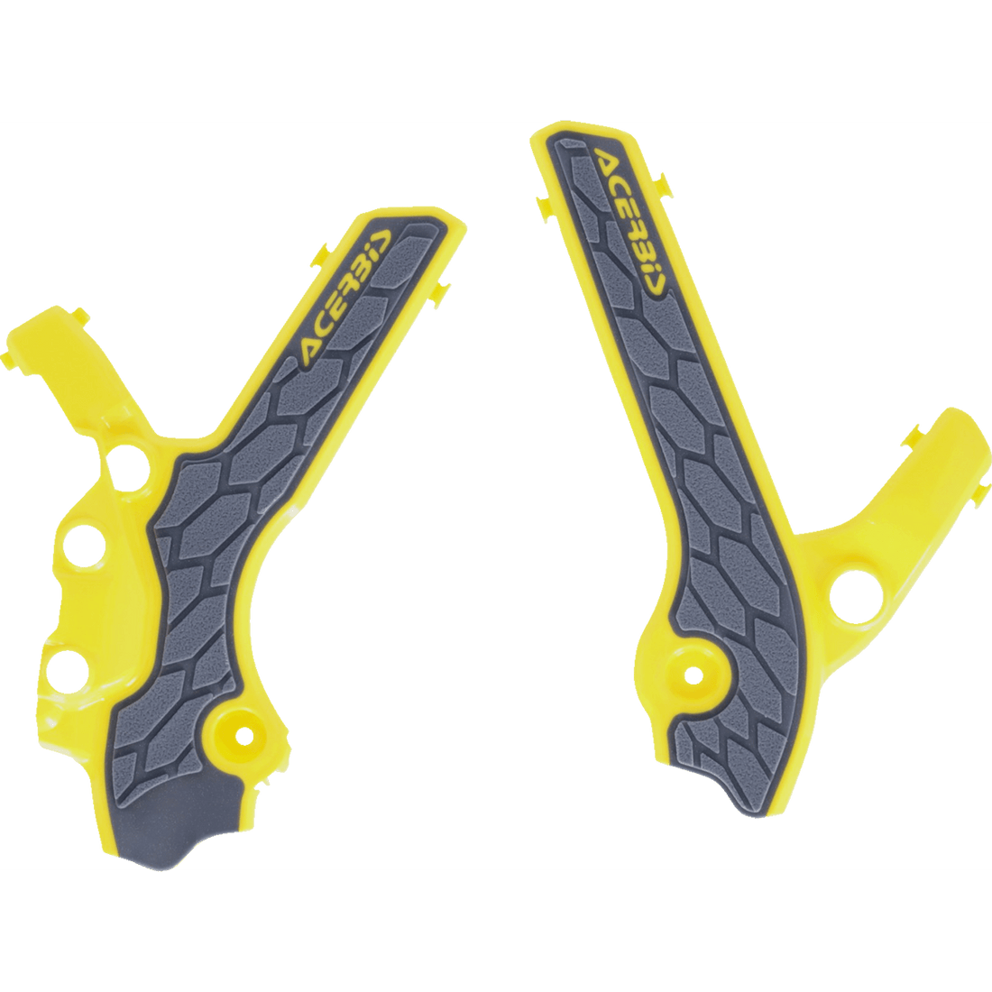 ACERBIS X-Grip Frame Guards Gray/Yellow DR-Z 400S/E/SM