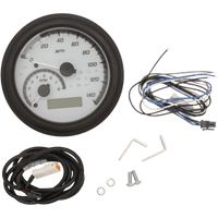 DAKOTA DIGITAL MXV Series Analog Gauge System White/Gray/Black MVX2011WGK