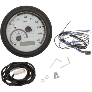 DAKOTA DIGITAL MXV Series Analog Gauge System White/Gray/Black MVX2011WGK