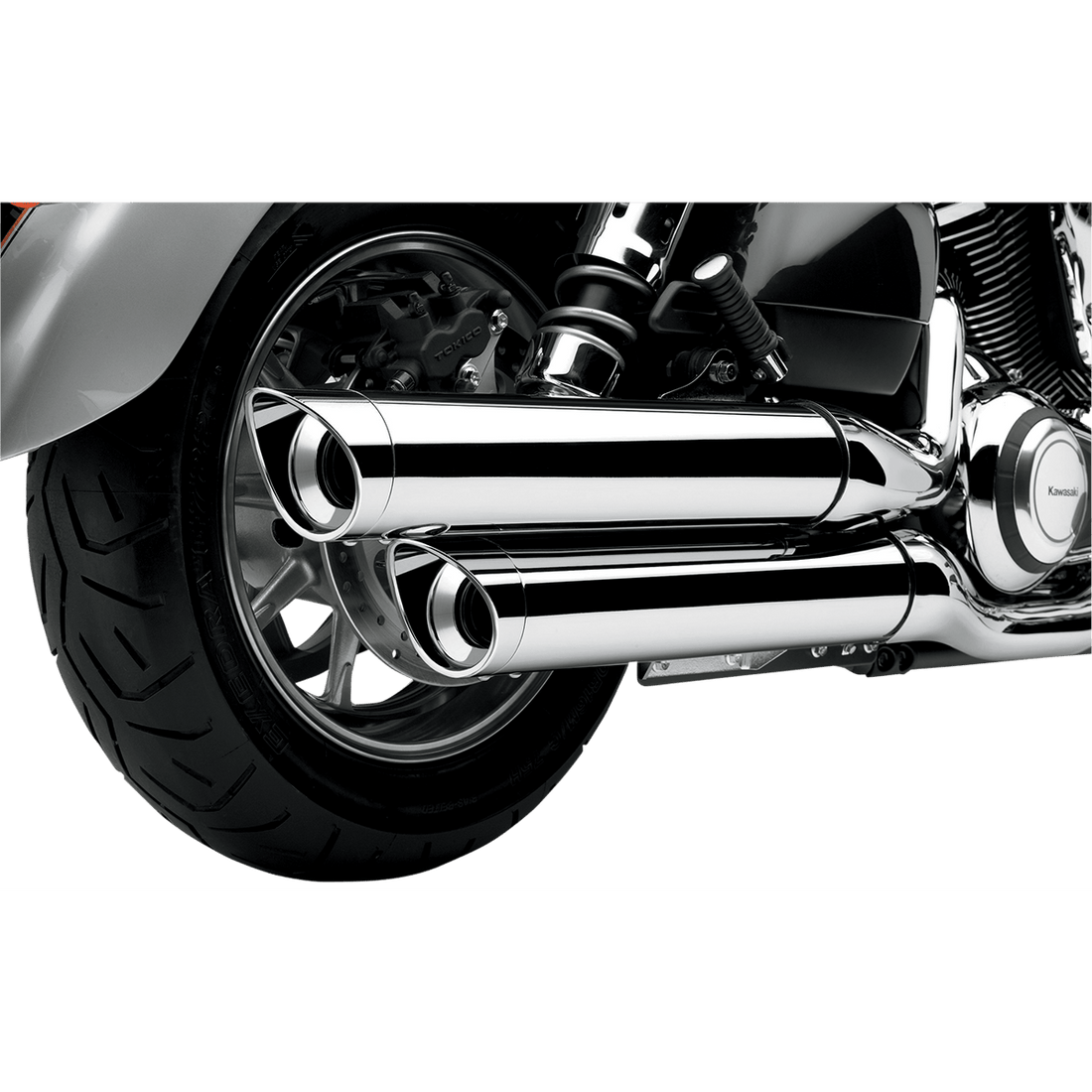 COBRA VN1700 Billet Tip Mufflers 4225