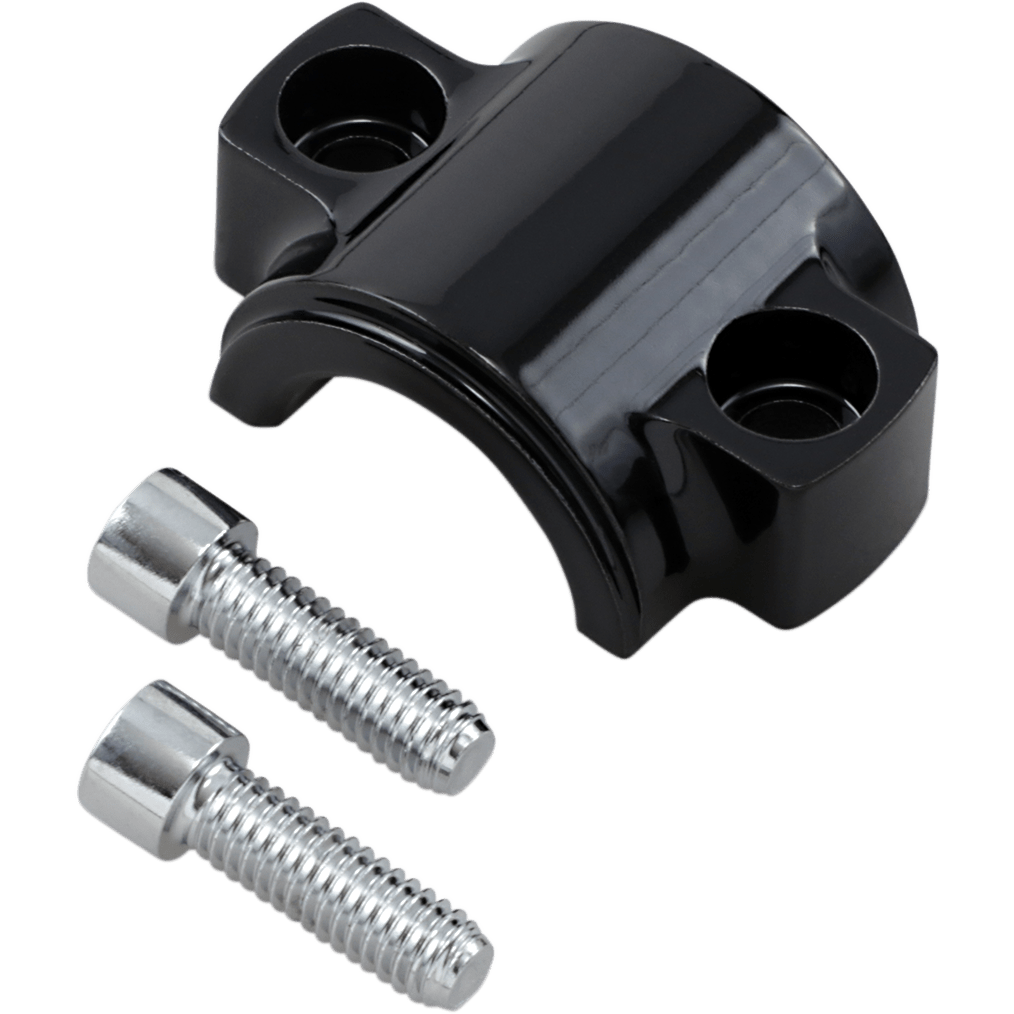 KLOCK WERKS Lower Fork Leg/Axle Cap Black KWS010010B