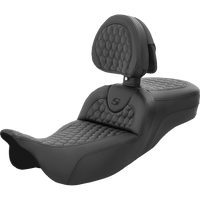 SADDLEMEN RoadSofa™ Seat Honeycomb with Backrest Extended Reach FL '08-'23 80807B190BR