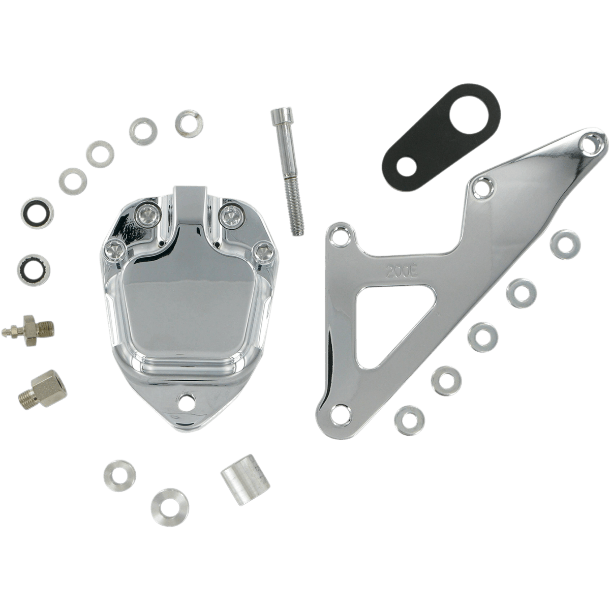 GMA ENGINEERING BY BDL Front Caliper 74-77 FX Smooth Chrome GMA200ESC