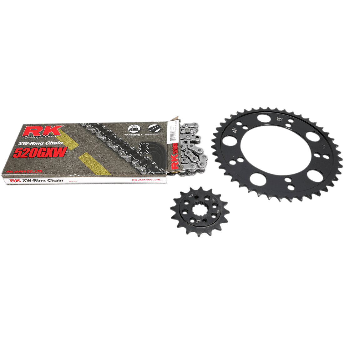 RK Chain Kit Natural Suzuki GSX-R1000 '07-'08 3106079P