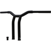 BURLY BRAND Handlebar Dominator Raked 12" Matte Black B126052SB