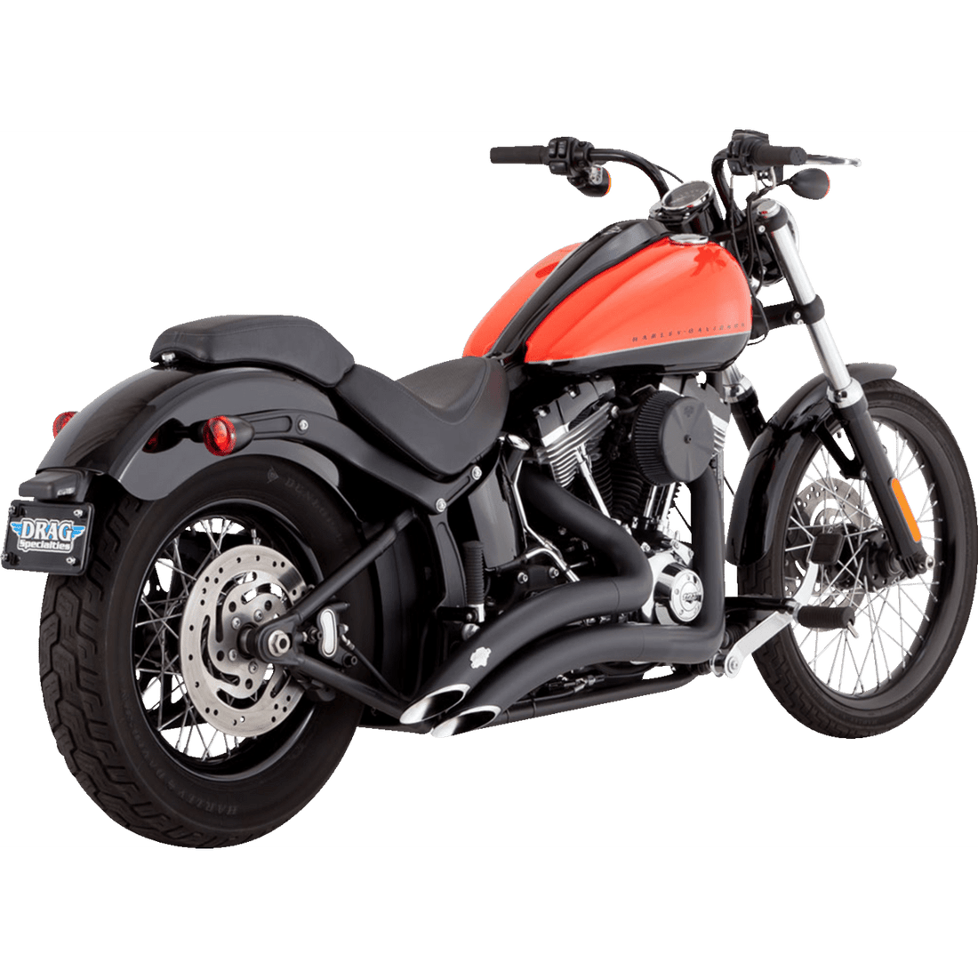 VANCE & HINES 2-into-2 Big Radius Exhaust System Matte Black 46079