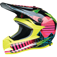 MOOSE RACING Youth F.I. Helmet Vaporwave MIPS® Black/Pink/Yellow Small 01111614