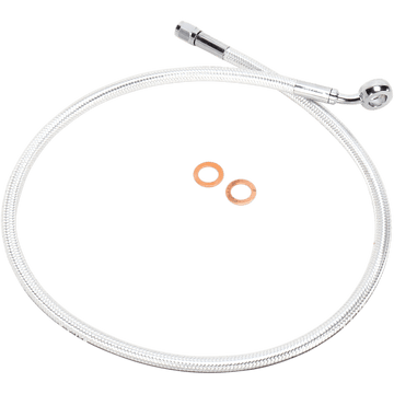 MAGNUM SHIELDING Brake Line 7/16-35° 30" Sterling Chromite II AS37930