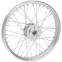 DRAG SPECIALTIES Wheel Laced 40 Spoke Front Chrome 21x2.15