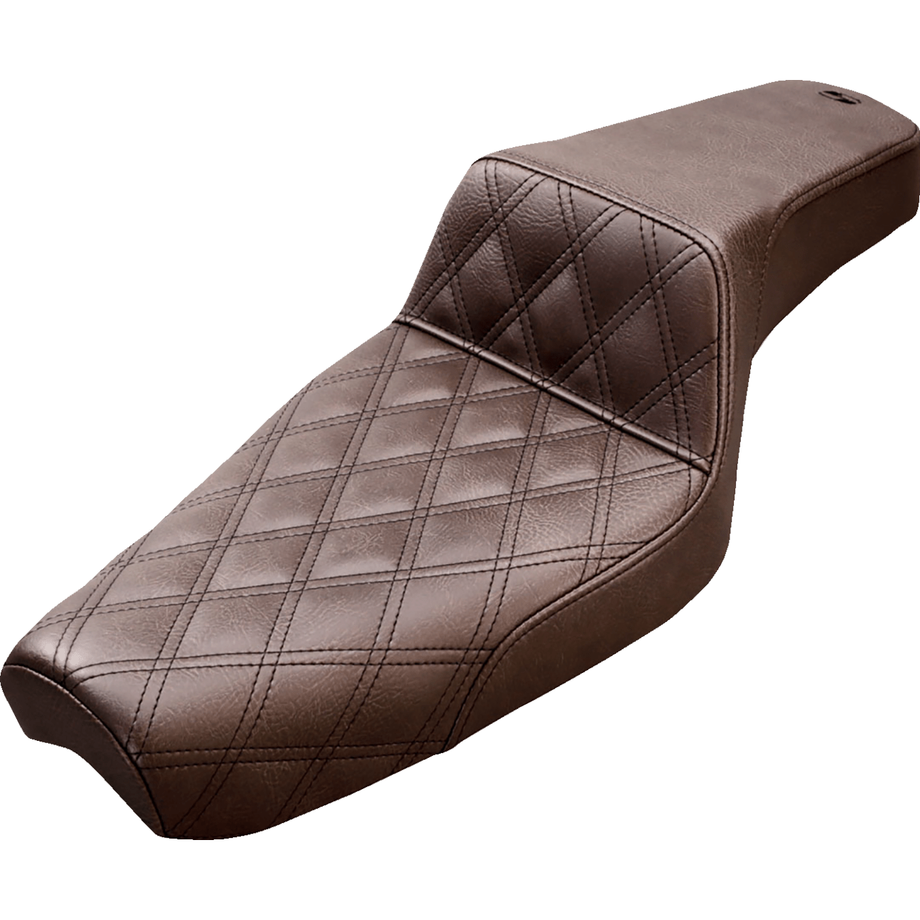 SADDLEMEN Step-Up Seat Front Lattice Stitch Brown XL 87903172BR