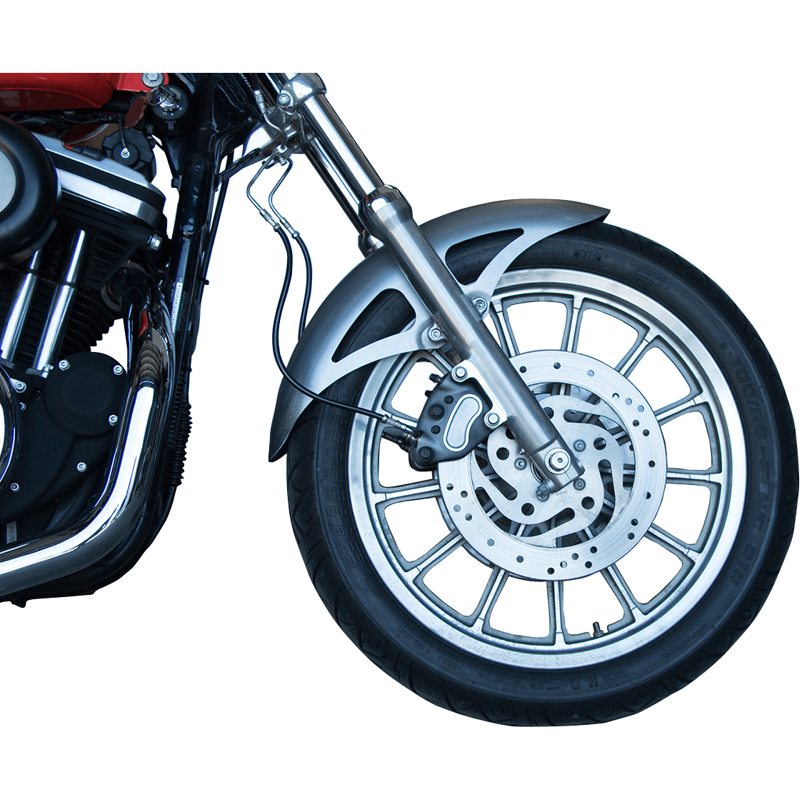 RUSS WERNIMONT DESIGNS Retro Front Fender For 18"/19" Wheel 4.75" W FXD/XL/Dyna RWD50229