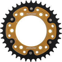 SUPERSPROX Stealth Rear Sprocket 38 Tooth Gold Ducati