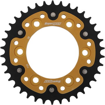 SUPERSPROX Stealth Rear Sprocket 38 Tooth Gold Ducati