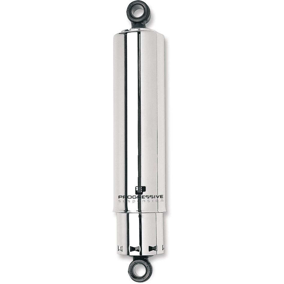 PROGRESSIVE SUSPENSION 412 Series Shock 11" Heavy Duty Chrome H-D 4124047C