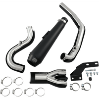 COBRA El Diablo Exhaust Black '07-'11 Softail 6484B