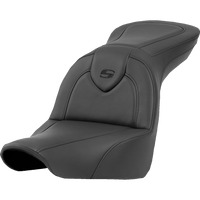 SADDLEMEN Roadsofa™ Seat without Backrest Black/Black Stitching FXLR/FLSB '18-'23 81829187