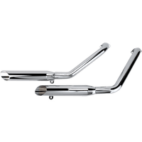 COBRA Classic Slashcut Exhaust Chrome VT1100 1370SC