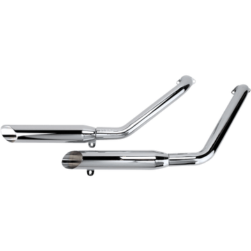 COBRA Classic Slashcut Exhaust Chrome VT1100 1370SC