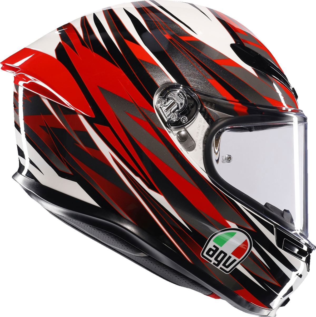 AGV K6 S Helmet Reeval White/Red/Gray 2XL 2118395002023XXL