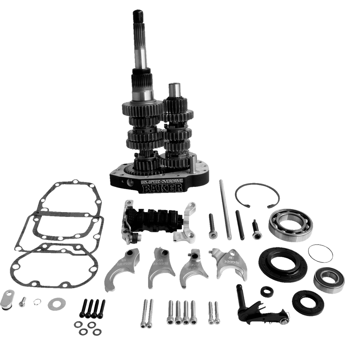 BAKER DRIVETRAIN 6-Speed Gear Set Black OD640103