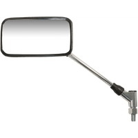 EMGO Mirror Side View Rectangle Chrome Left