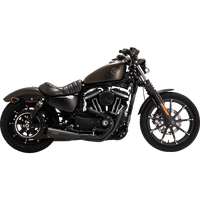 VANCE & HINES Upsweep 2-into-1 Exhaust System Stainless Steel Black 47627