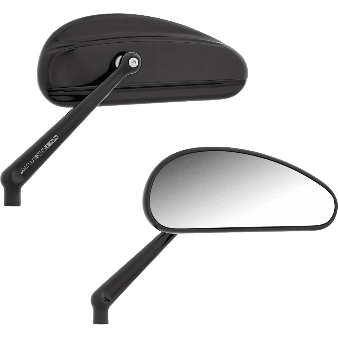 ARLEN NESS Mirrors Downdraft Side View Elongated Black 510026