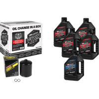 MAXIMA RACING OIL Sportster Synthetic 20W-50 Oil Change Kit Black Filter 90119015PB