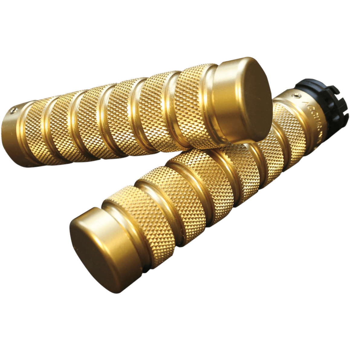 ACCUTRONIX Grips Knurled Notched Brass GR100KN5