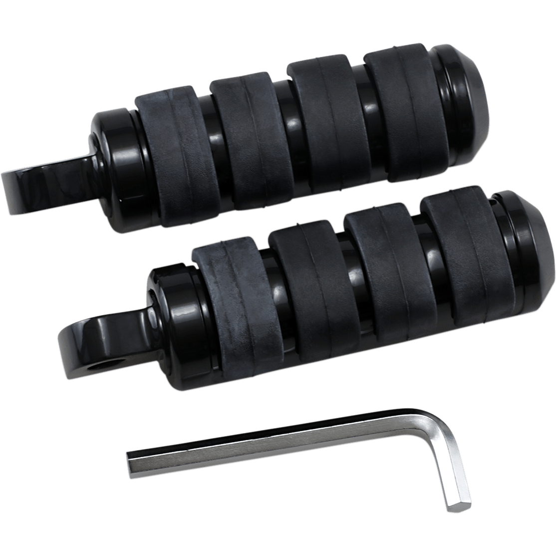 DRAG SPECIALTIES Soft-Ride Footpeg Black Small