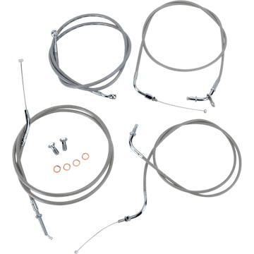 BARON Cable Line Kit 18" 20" XVS650CL Stainless Steel