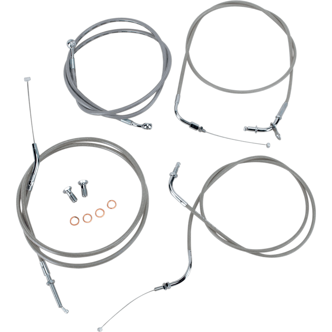 BARON Cable Line Kit 18" 20" XVS650CL Stainless Steel BA8015KT18