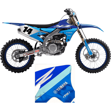 FACTORY EFFEX Shroud Graphic Kit Chrome Series Yamaha YZ 125/250 2703202