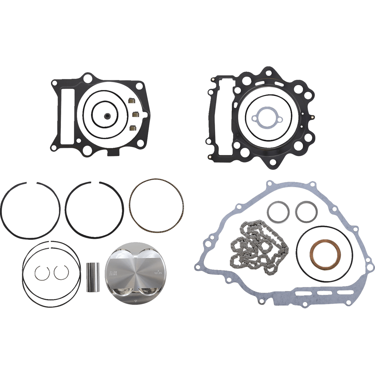 VERTEX Top End Piston Kit Grizzly 4x4 YFM700/Rhino YXR700F 101.95 mm VTKTC23548A