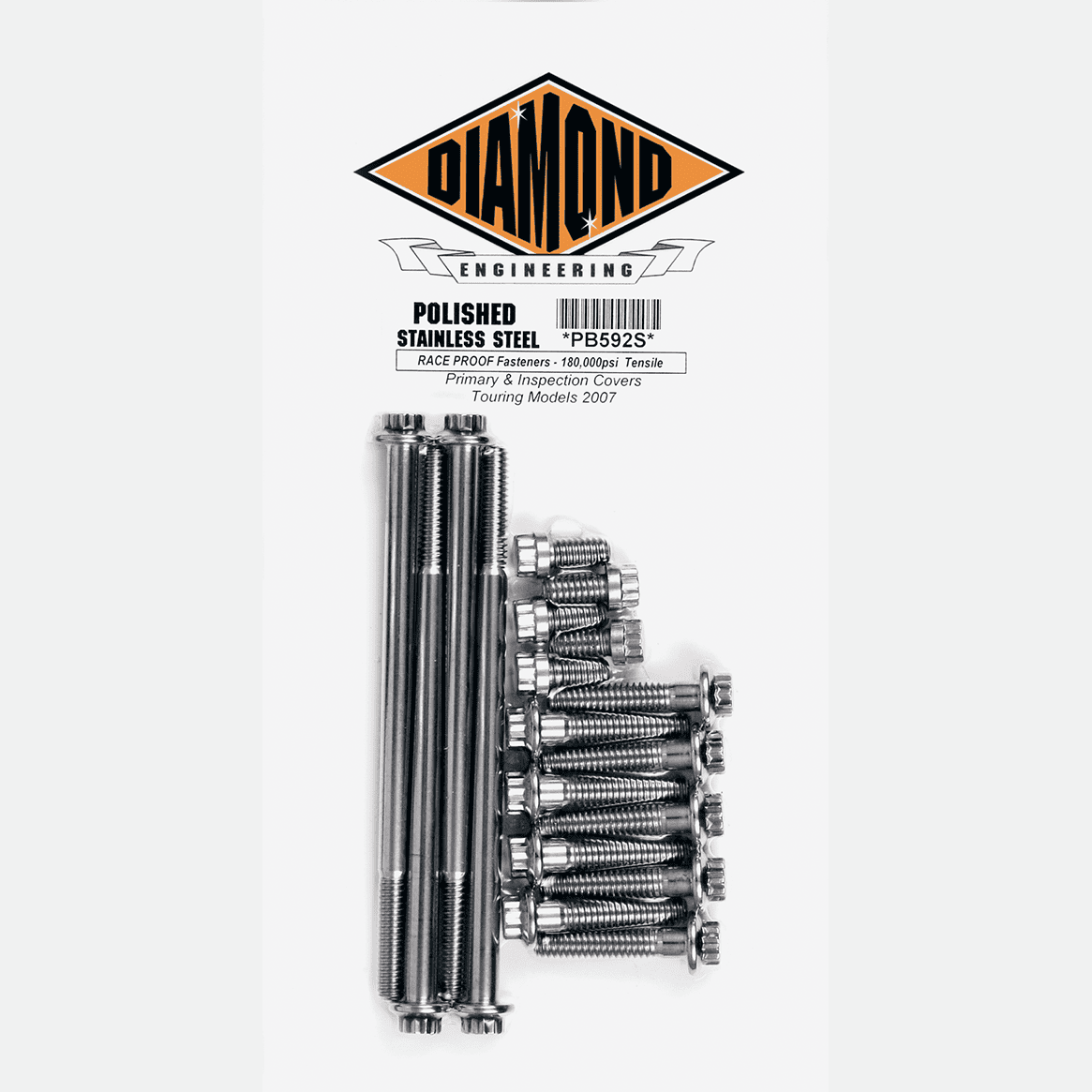 DIAMOND ENGINEERING Bolt Kit Primary/Inspection