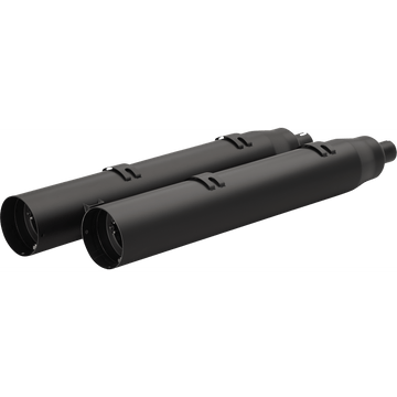 KHROME WERKS 4-1/2" War Hammer Mufflers Black 202225