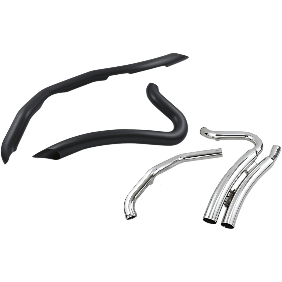 COBRA Speedster Swept Short Exhaust Black 6231B